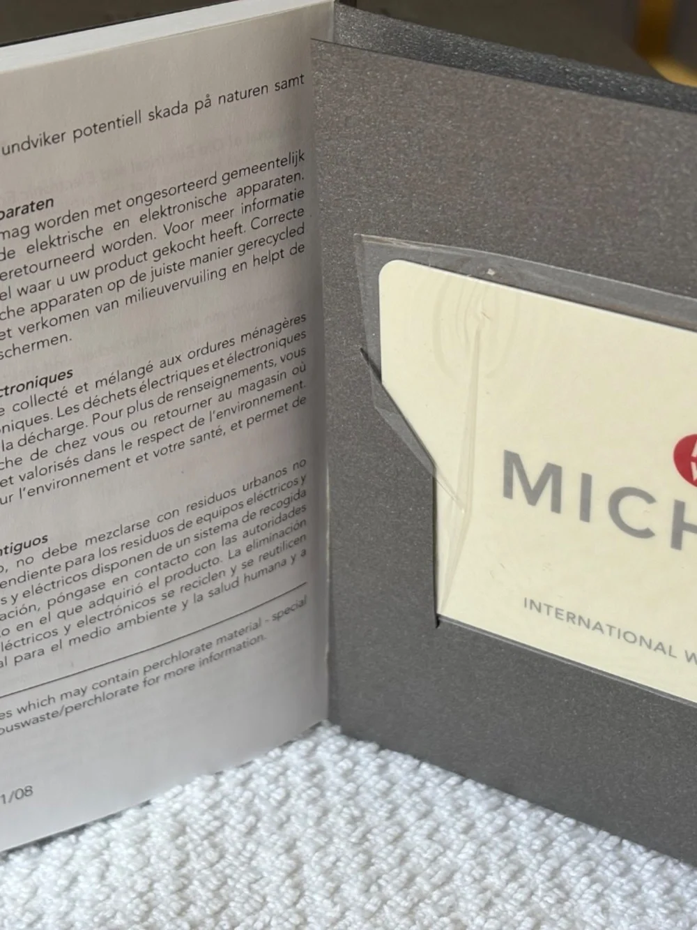 Authentic MICHELE CSX Diamond Chronograph Watch – Swiss Made